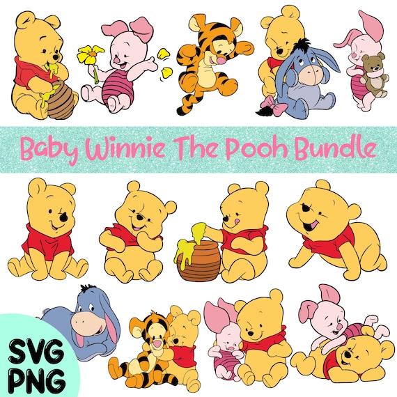 Baby Winnie the Pooh Svg Png Bundle Descarga Instant??nea Etsy Australia