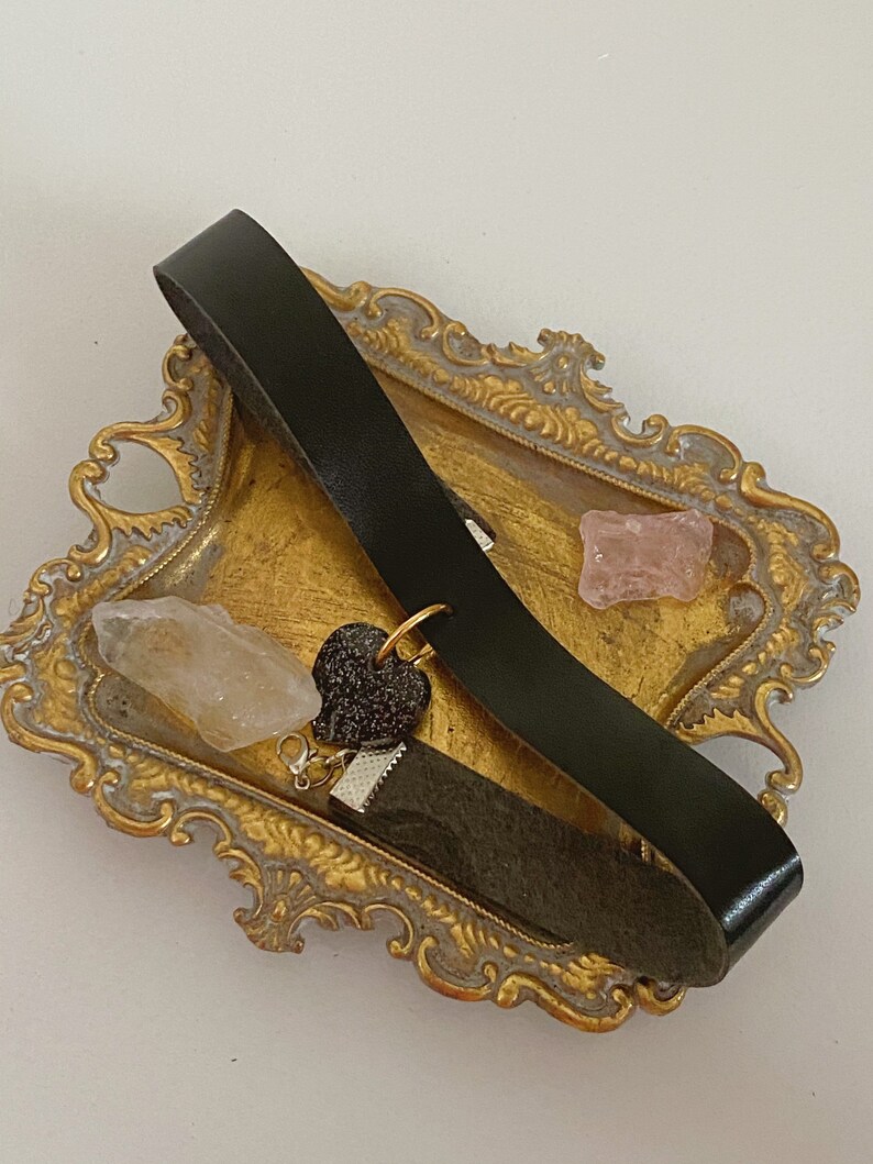 Midnight Sky Heart Choker