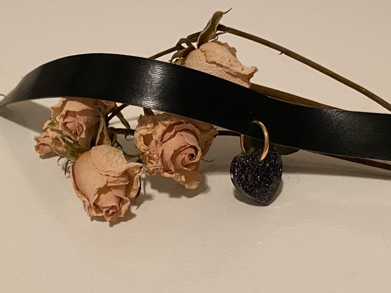 Midnight Sky Heart Choker