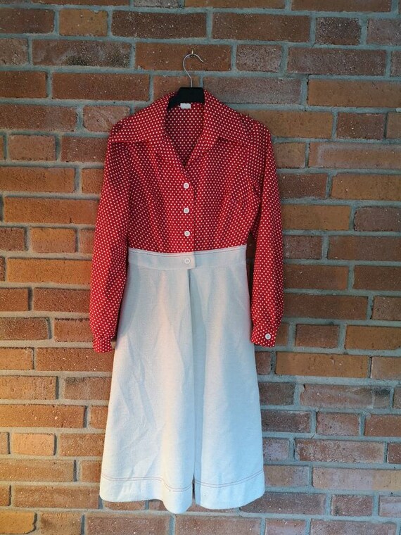 60s vintage polka dot dress