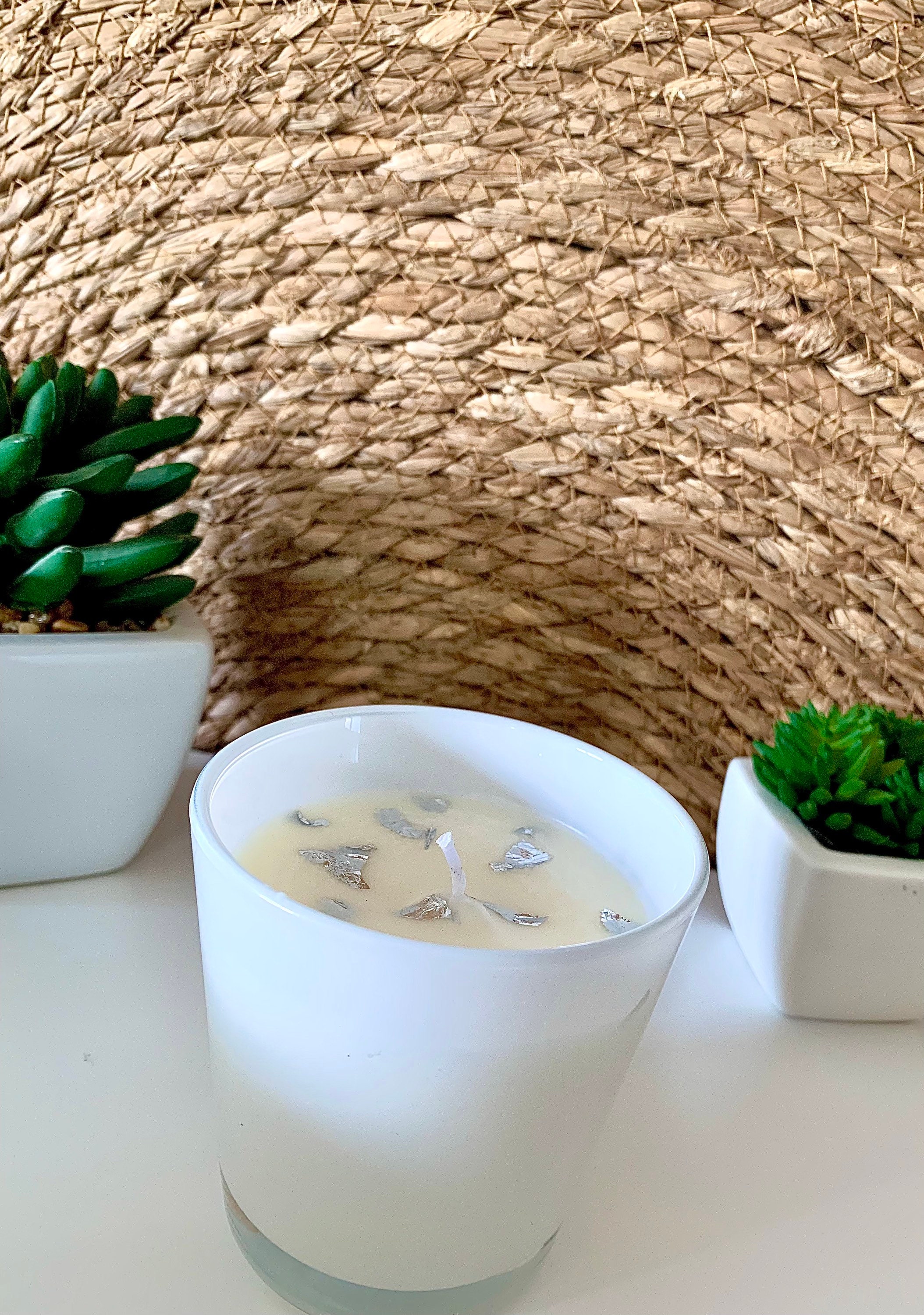 Bougie à Bijoux en Acier Inoxydable et Résine Époxy