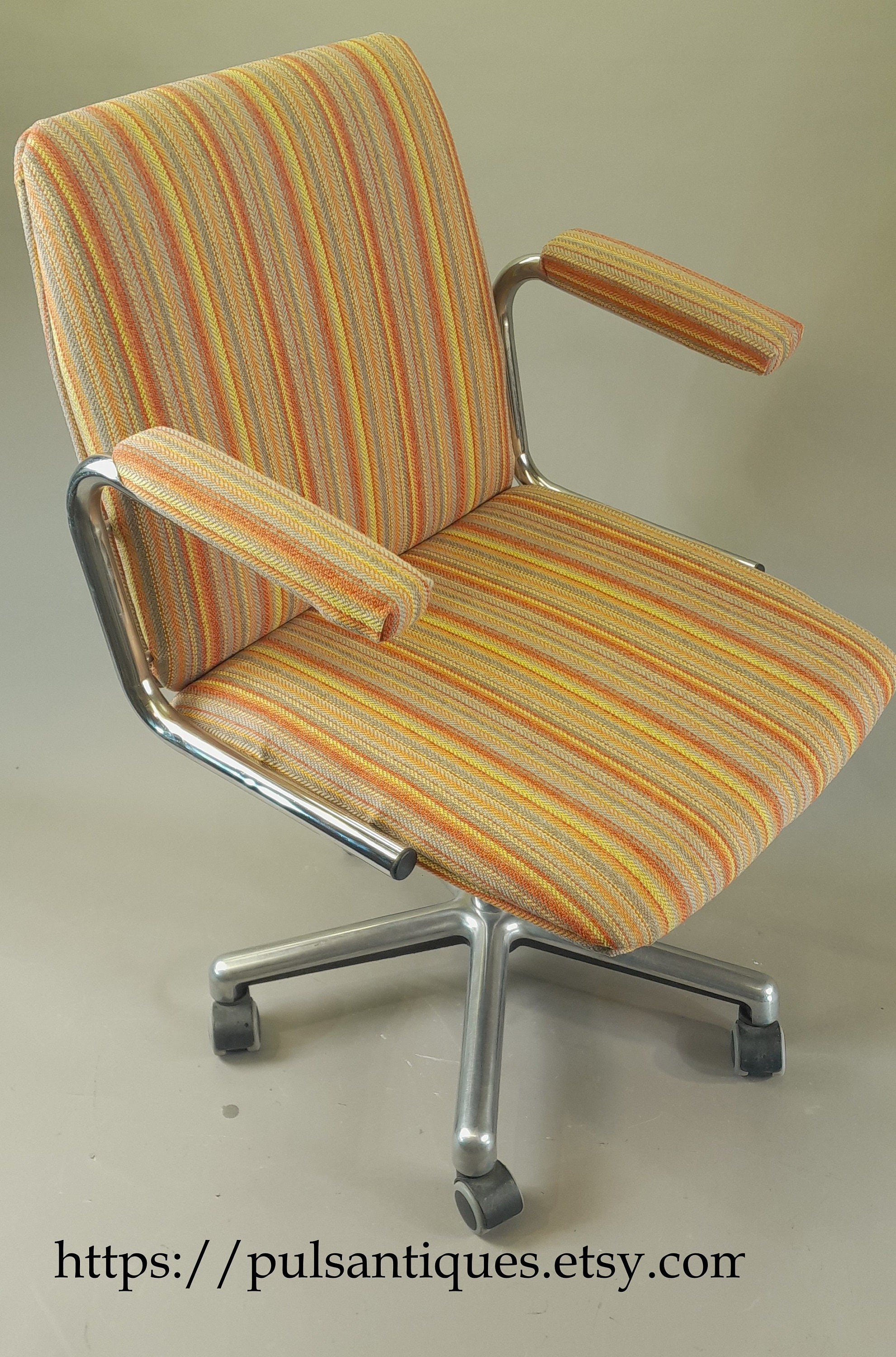 素敵な 1970s Mid-century OFFICE Etsy - CHAIR 座椅子