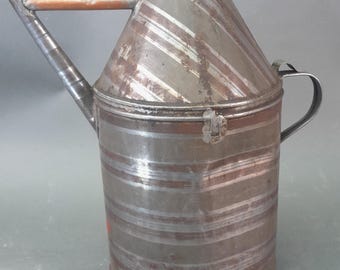 vintage 1950s mid-century OIL-GAS CANISTER