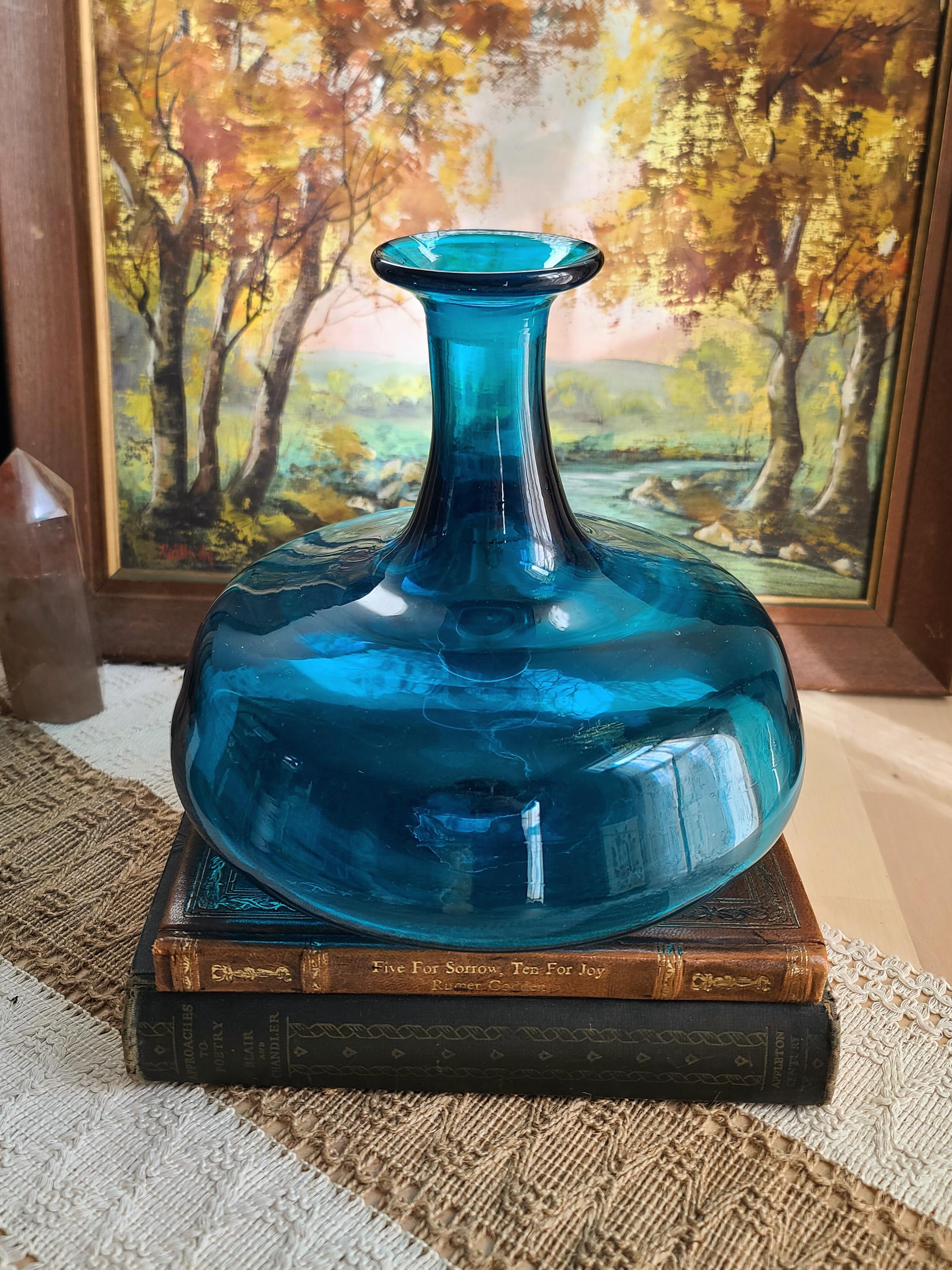 希少なヴィンテージ BLENKO ブレンコガラス 置物 手拭きガラスアメリカ雑貨 希少なヴィンテージ BLENKO ブレンコガラス 置物 手拭きガラスアメリカ