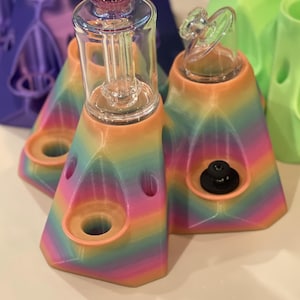 Triple Glass Stand v1 for Dr Dabber Switch2 | 3d printed accessory