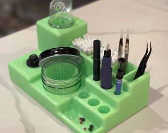 Estación de limpieza Switch2 v2 / accesorio impreso en 3D / soporte de cristal