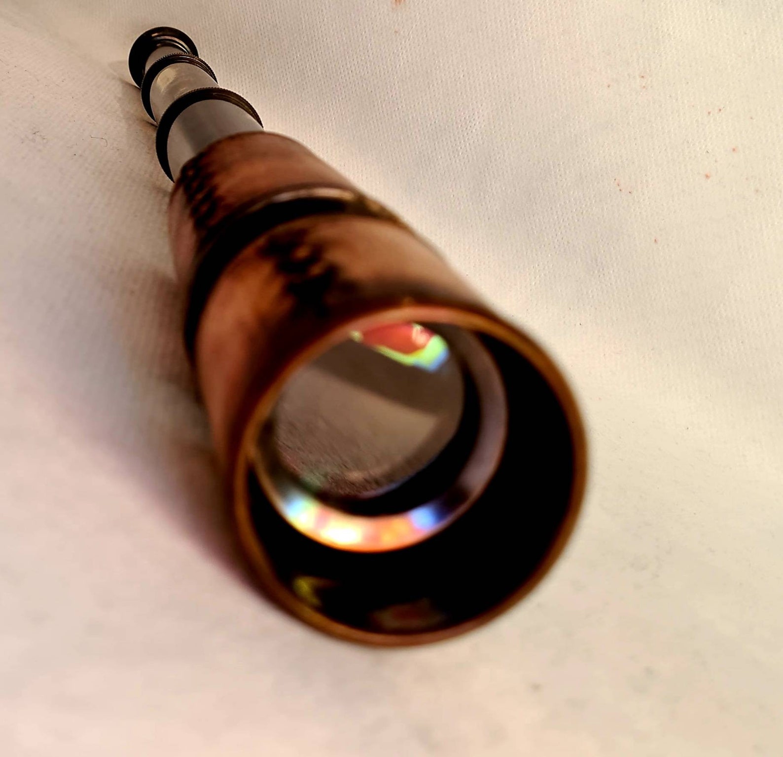 Antique Brass Telescope 14 inches long Spyglass Etsy