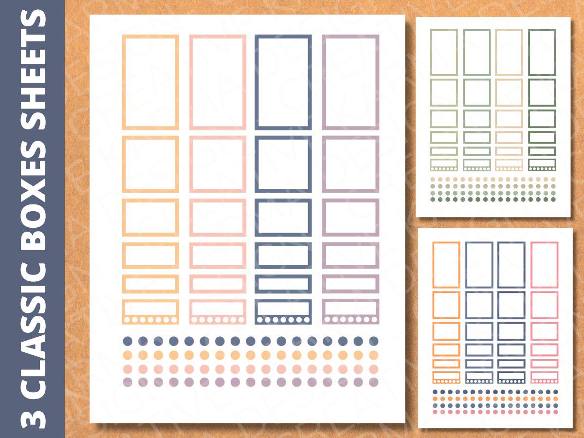 Soft Watercolor Florals Planner Stickers: Classic Happy Planner, Cricut ...