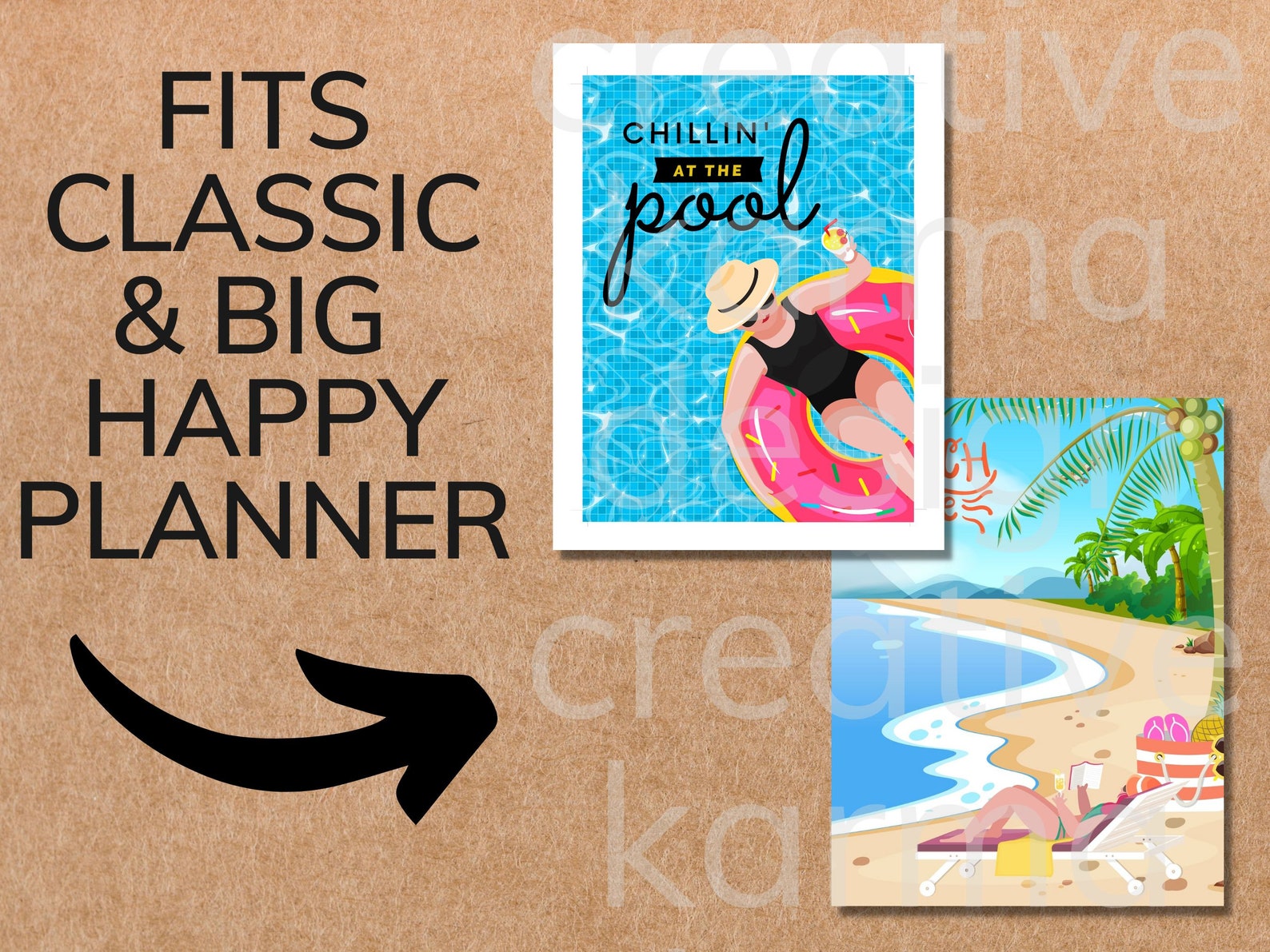 Summer Happy Planner Printable Dashboard Dividers Instant Download PDF summer-happy-planner-printable-dashboard-dividers-instant-download-pdf