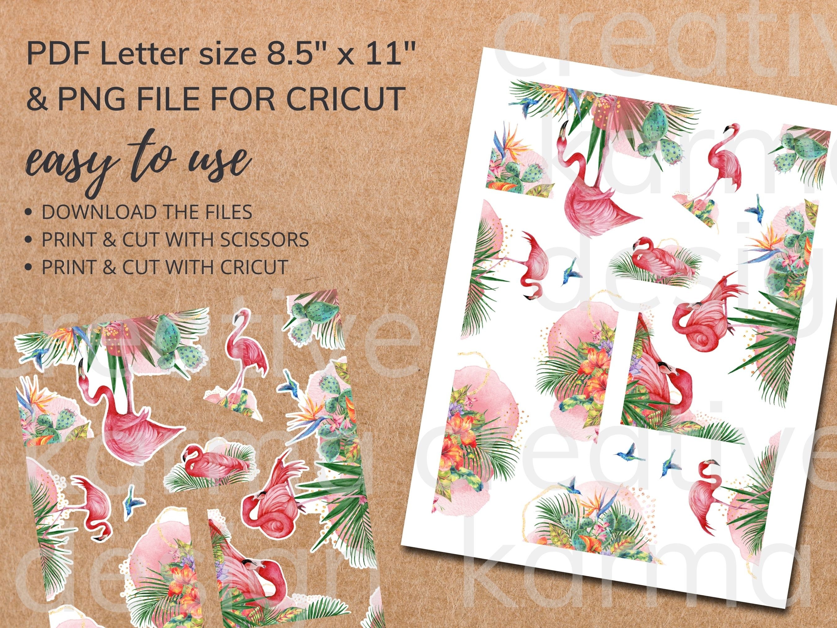 Flamingo Printable Planner Stickers Classic Happy Planner Instant