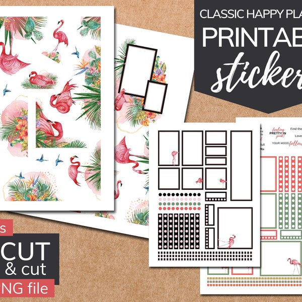 Flamingo Planner - Etsy