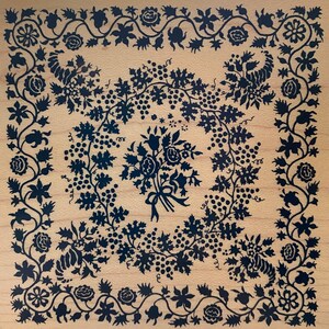 PSX K-1271 &quot;Square Floral Background&quot;
