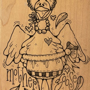 Mother Goose Rubber Stamp A043 from Whipper Snapper