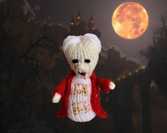 Knitted Dracula Toy