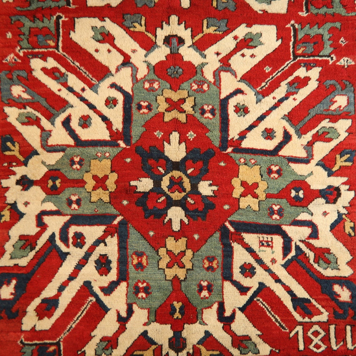 7.7 x 4.6 Fit Rug Vintage Armenian Rug Caucasian Adler rug Etsy