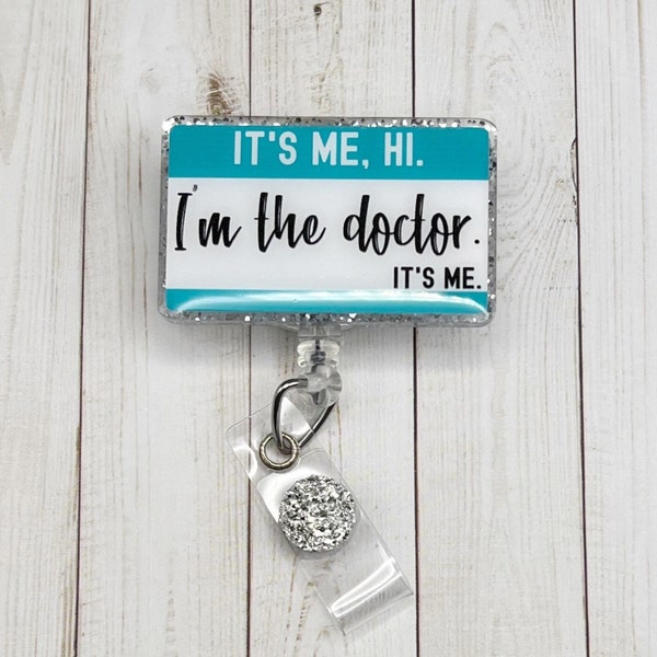 Doctor Badge Reel Etsy