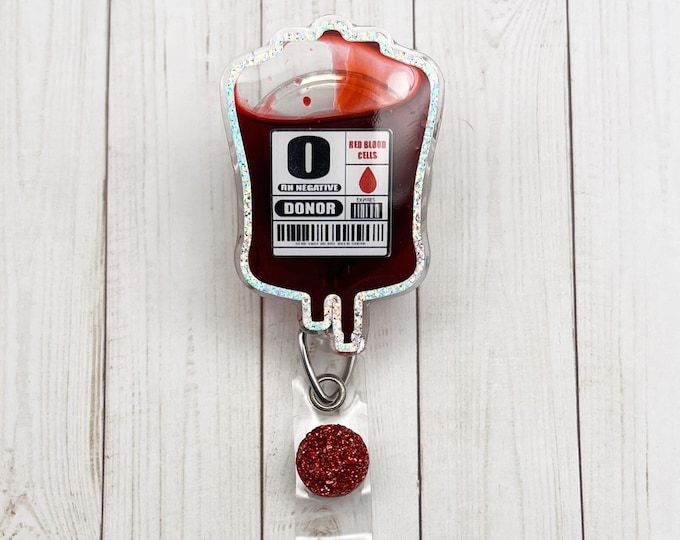 Blood Bag Shaker Badge Reel Liquid Filled Badge Reel Transfusion