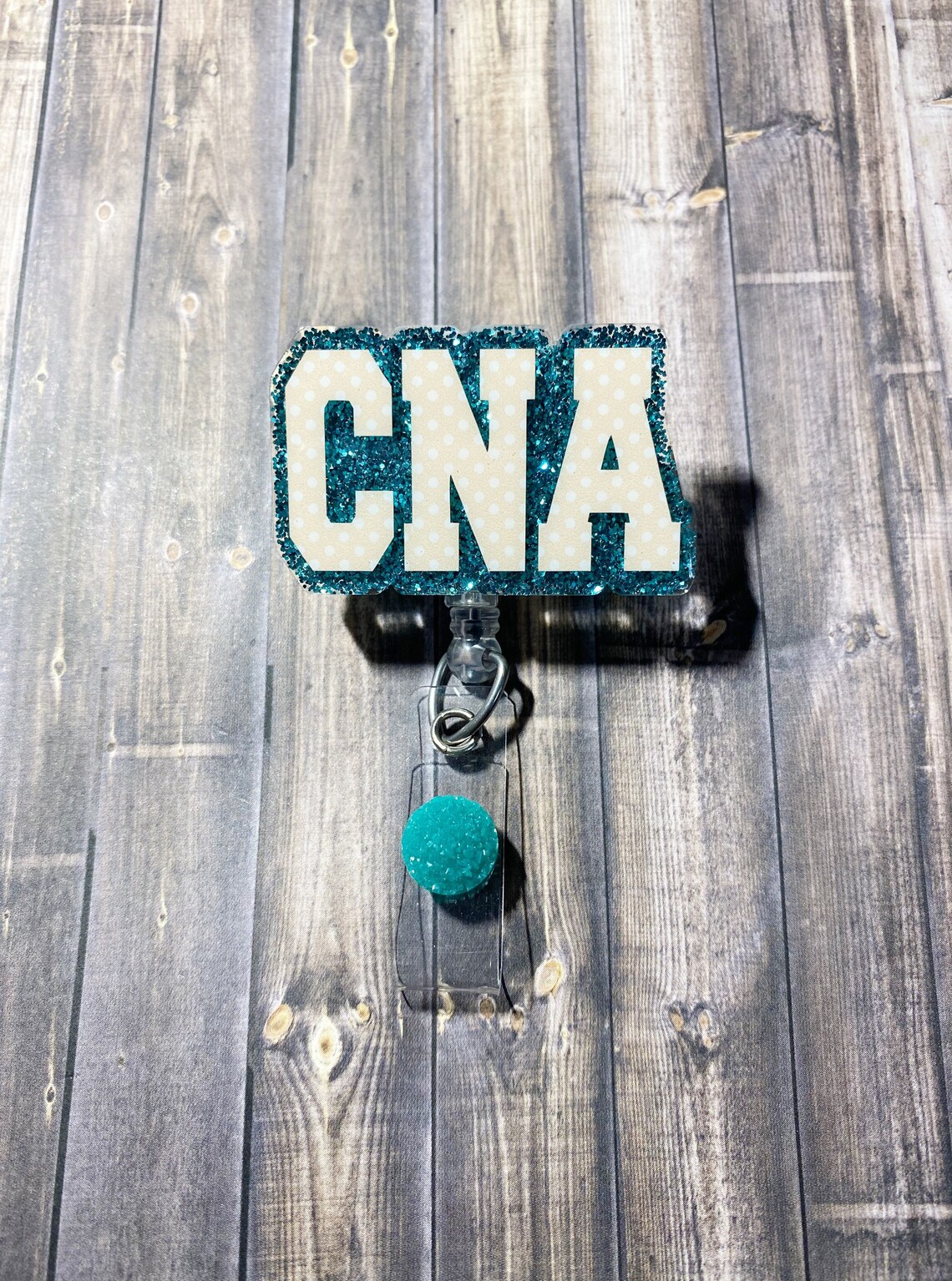CNA Badge Reel Glitter Badge Reel Cute Badge Reel CNA Etsy