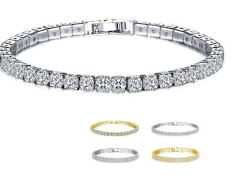 Bracelet Zirconia Argent 9,25