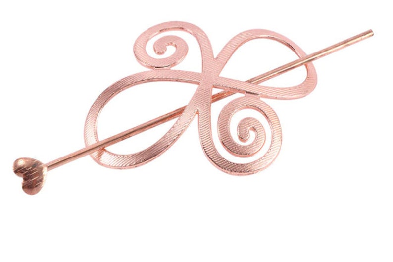 Horquilla para el pelo, pinza para el pelo, Clip para el pelo, Coleta para el pelo, Accesorios para el pelo, Broche para el pelo Rose gold