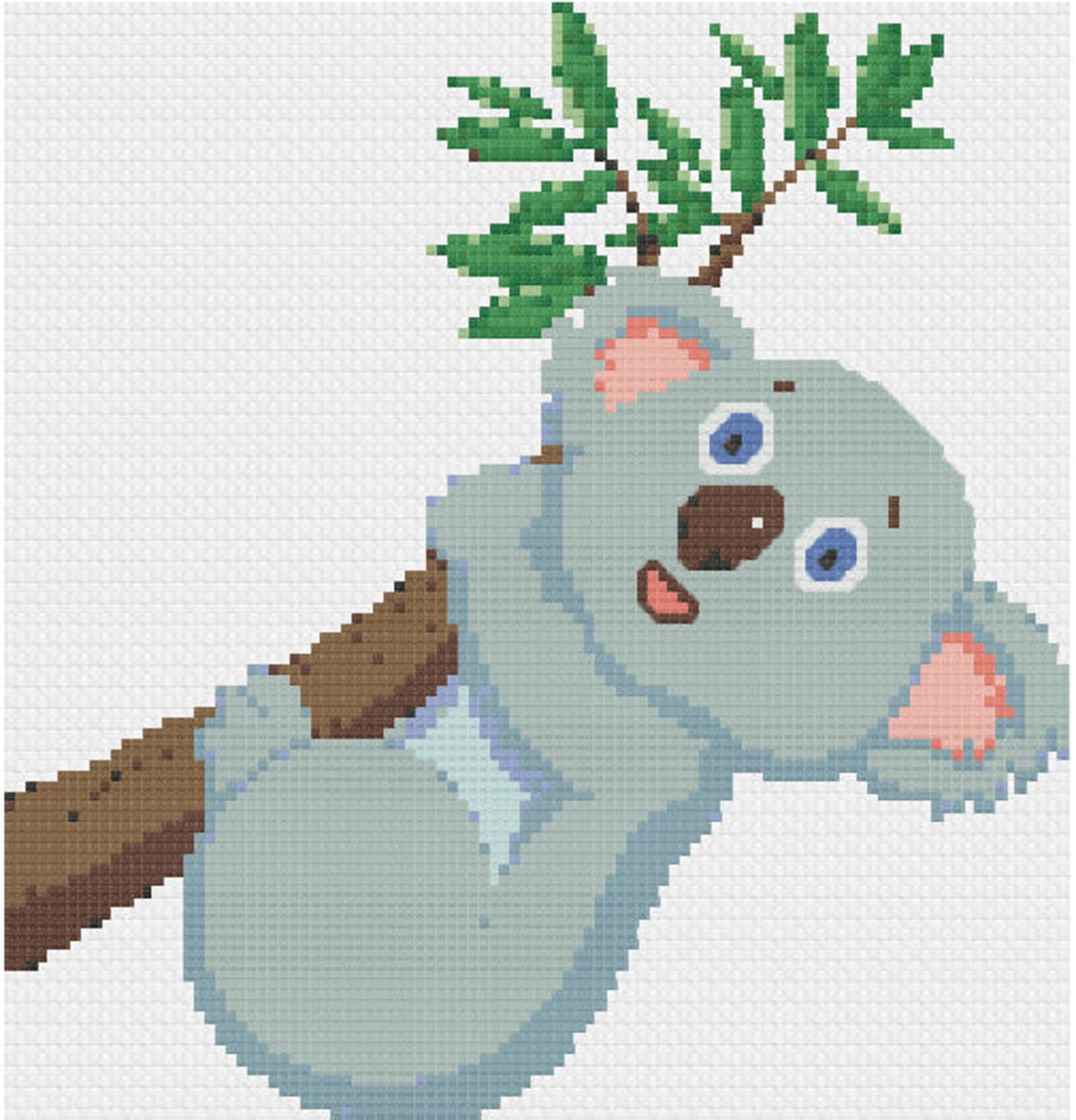 Koala Cross Stitch Kit Adult Cross Stitch Children's - Etsy
