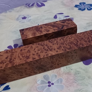 2 piec wood thuya burl handmade MoroccoBest piec wood