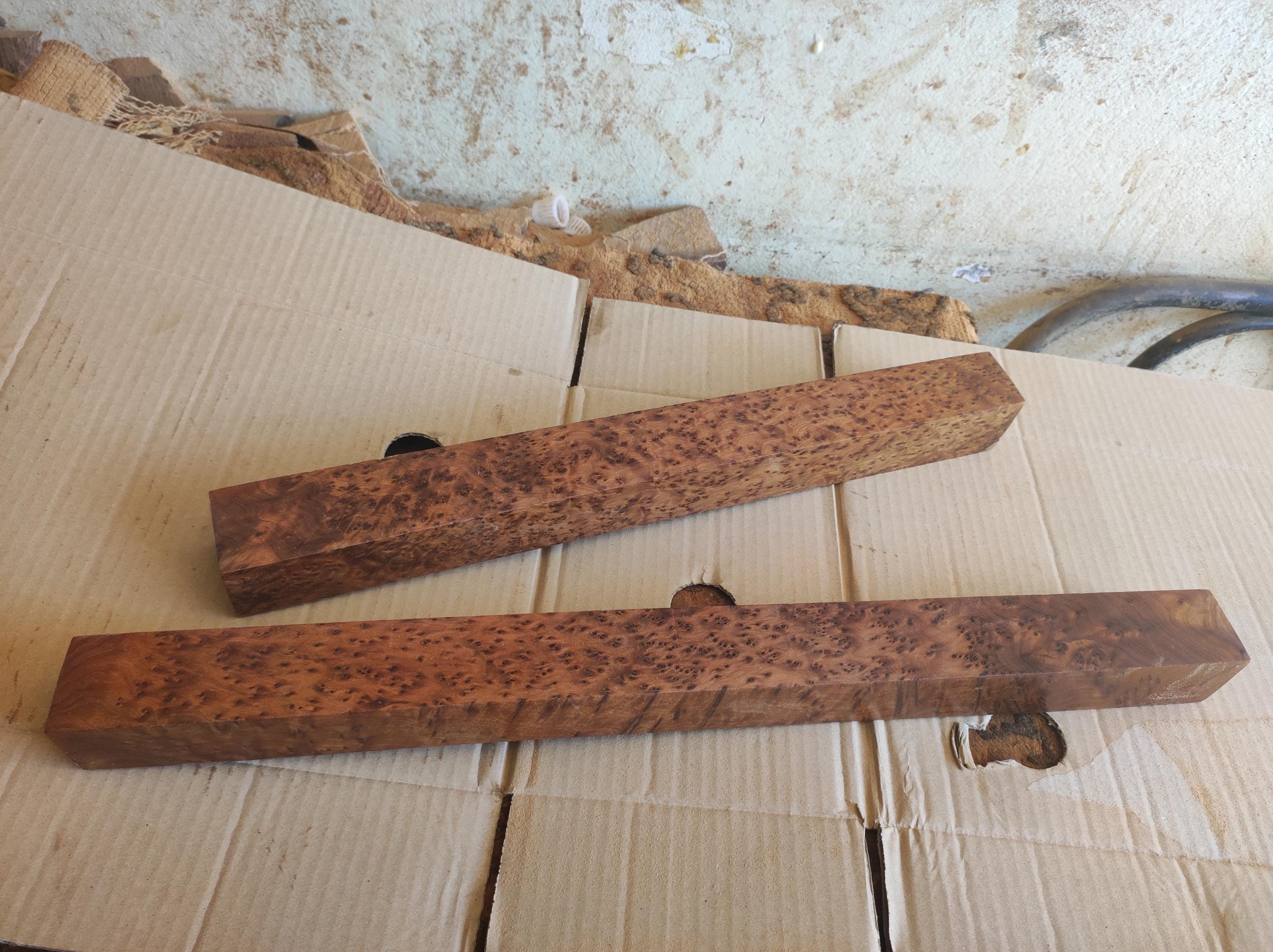Handgefertigtes Thuja Holz Wurzelholz, Marokko Holzverarbeitung, 2 Stck  Set - Etsy.de