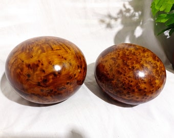 DDP USA ) boxes 2 Handmade Thuya Burl Boxes, Moroccan Jewelry Boxes wood bist gifts perfect