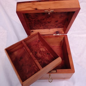 Wooden  TRINKT Thuya Box Jewelry Box Trinkt Box thuya Burl Th FAST SHIPPING 
