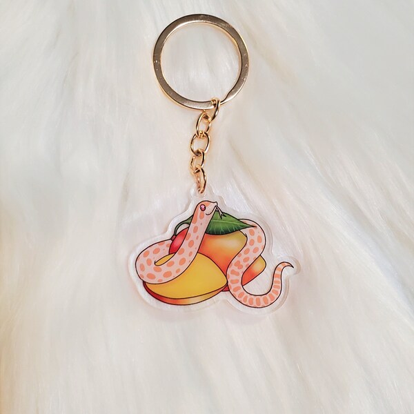 Snake Keychain - Etsy