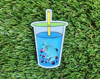Whites Tree Frog Boba Sticker