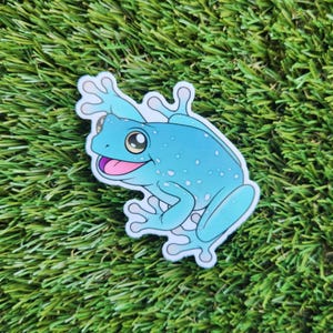 Whites Tree Frog Sticker | Reptile Sticker | Vinyl Sticker