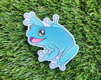 Whites Tree Frog Sticker | Reptile Sticker | Vinyl Sticker