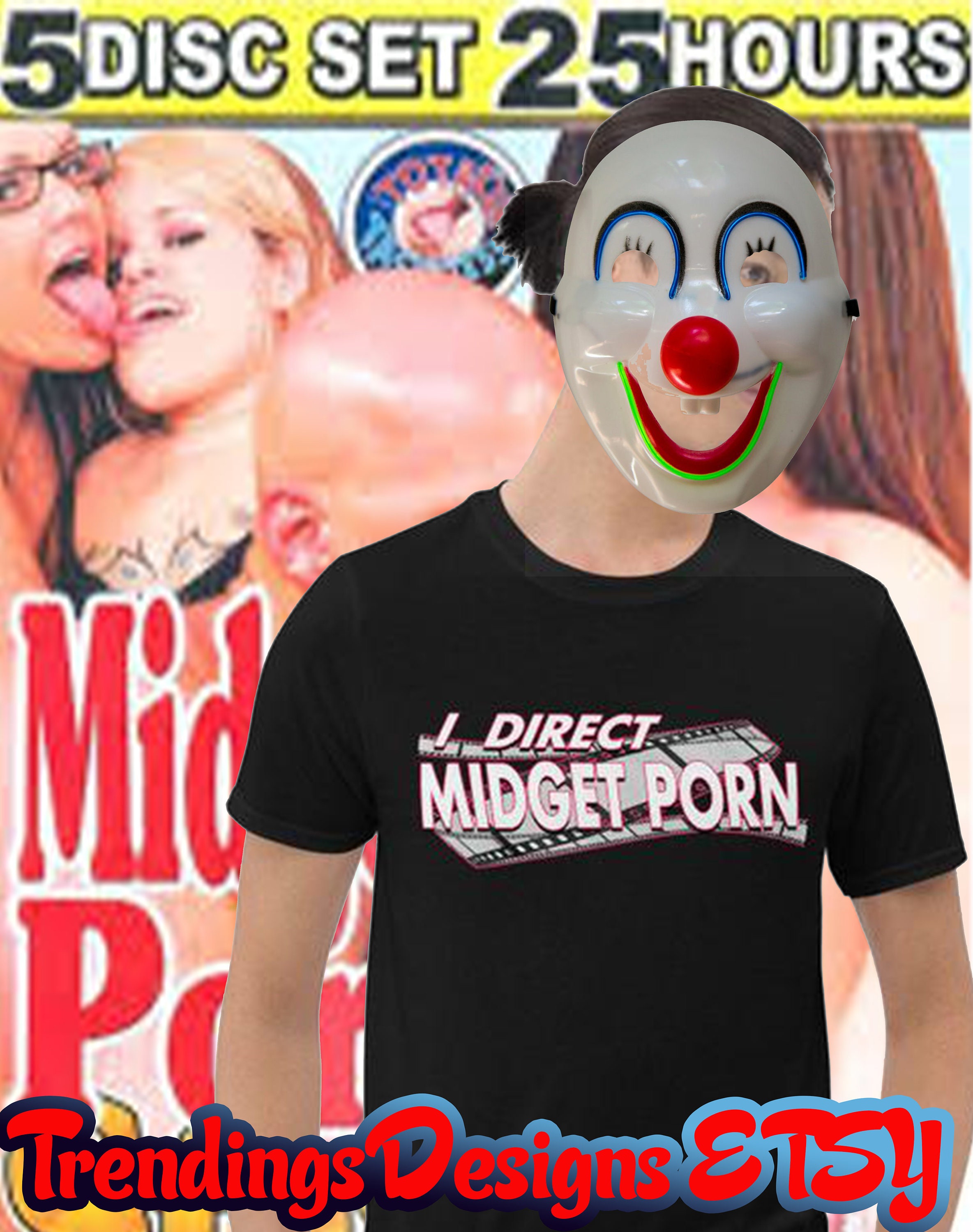 Funny Midget Porn - Funny Midget Porn Tshirt Porn Director Sex Joke Shirt - Etsy