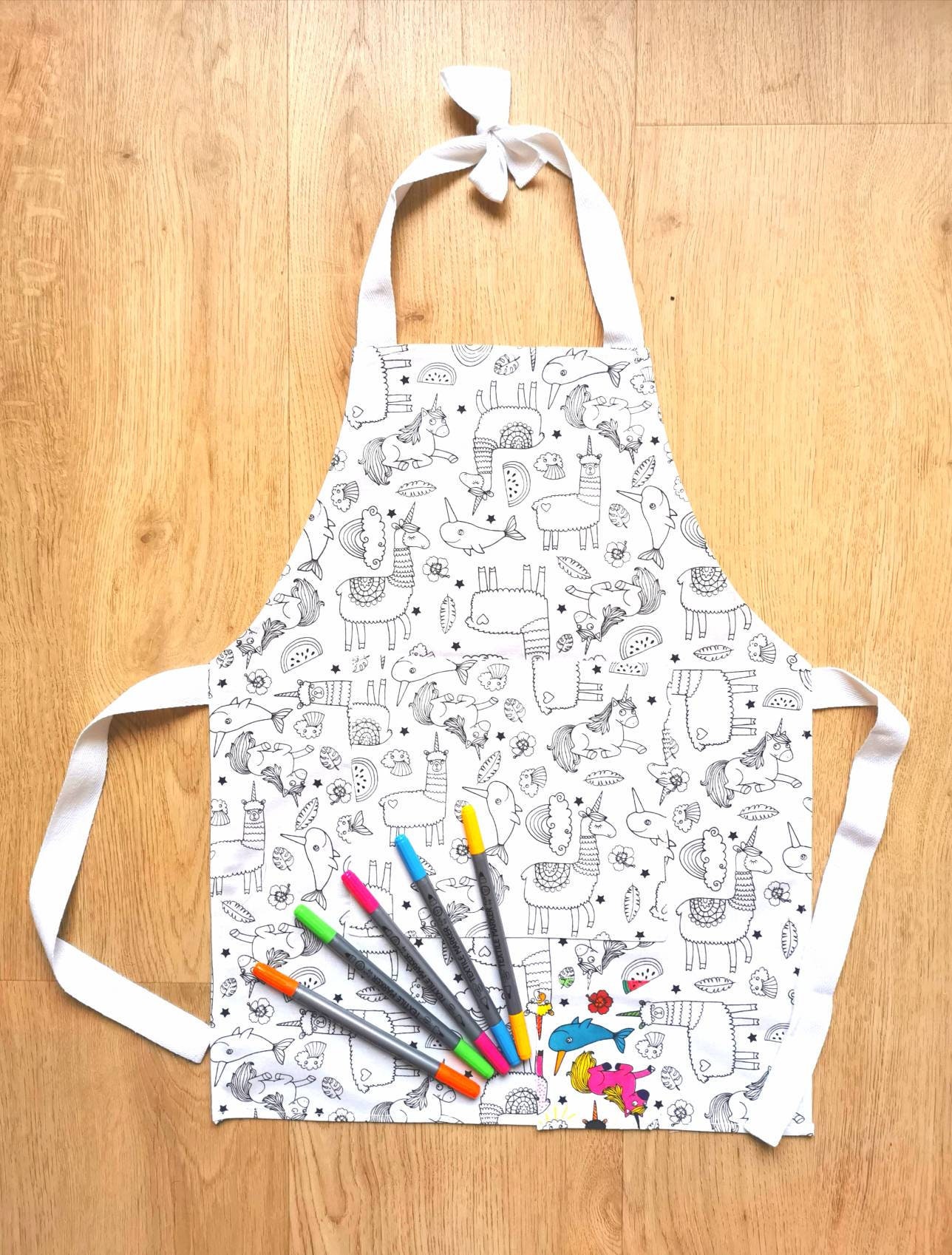 Tablier Enfant à Colorier