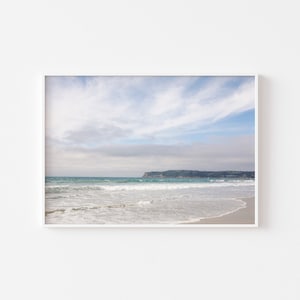 Coronado Point Loma View Print, San Diego Framed Poster, Breakers Navy Beach, Del Coronado Hotel, Coastal Decor
