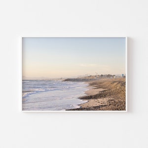 Carlsbad Beach Wall Art, San Diego Photo, South Ponto Beach, North County, Pastel Photography, California Sunset, Coastal Grandma