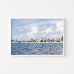 Mission Bay San Diego Wall Art, Pacific Beach Poster, California Aesthetic, Crystal Pier, Coastal Granddaughter, Coastal Decor