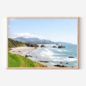 Oregon Coast Wall Art, Ecola State Park, Haystack Rock Photo, Cannon Beach Wall Art, Pacific Northwest, Coastal Art Beach Wall Decor