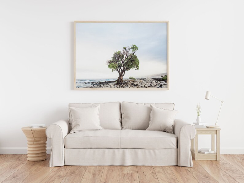 Hawaii Beach Digital Print, Kona Print, Hawaii Printable Wall Art, Tropical Decor Kona Wall Art, Big Island Printable Art, Coast Decor image 5