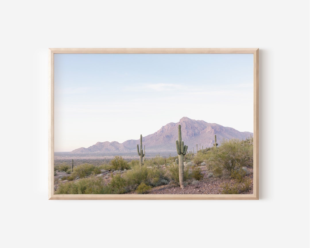 Photographie de paysage du désert de l'Arizona de King & McGaw avec cadre