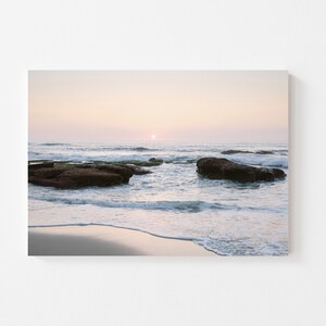 Windansea Digital Print, La Jolla Photography, San Diego Art, Pastel Wall Art, Coastal Beach House Decor, Boho Interior, Waves, Sunset image 3