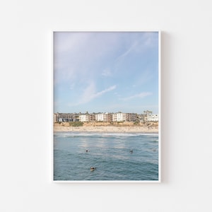 Impresión de surf en Pacific Beach, foto costera de San Diego (descarga digital)