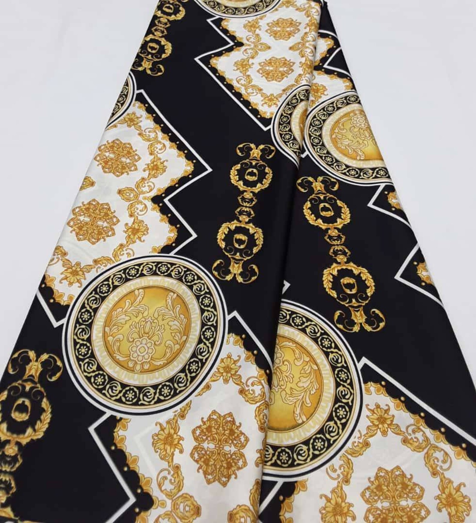 Designer inspired Silk fabric Sold by the yard by 60 inches Etsy