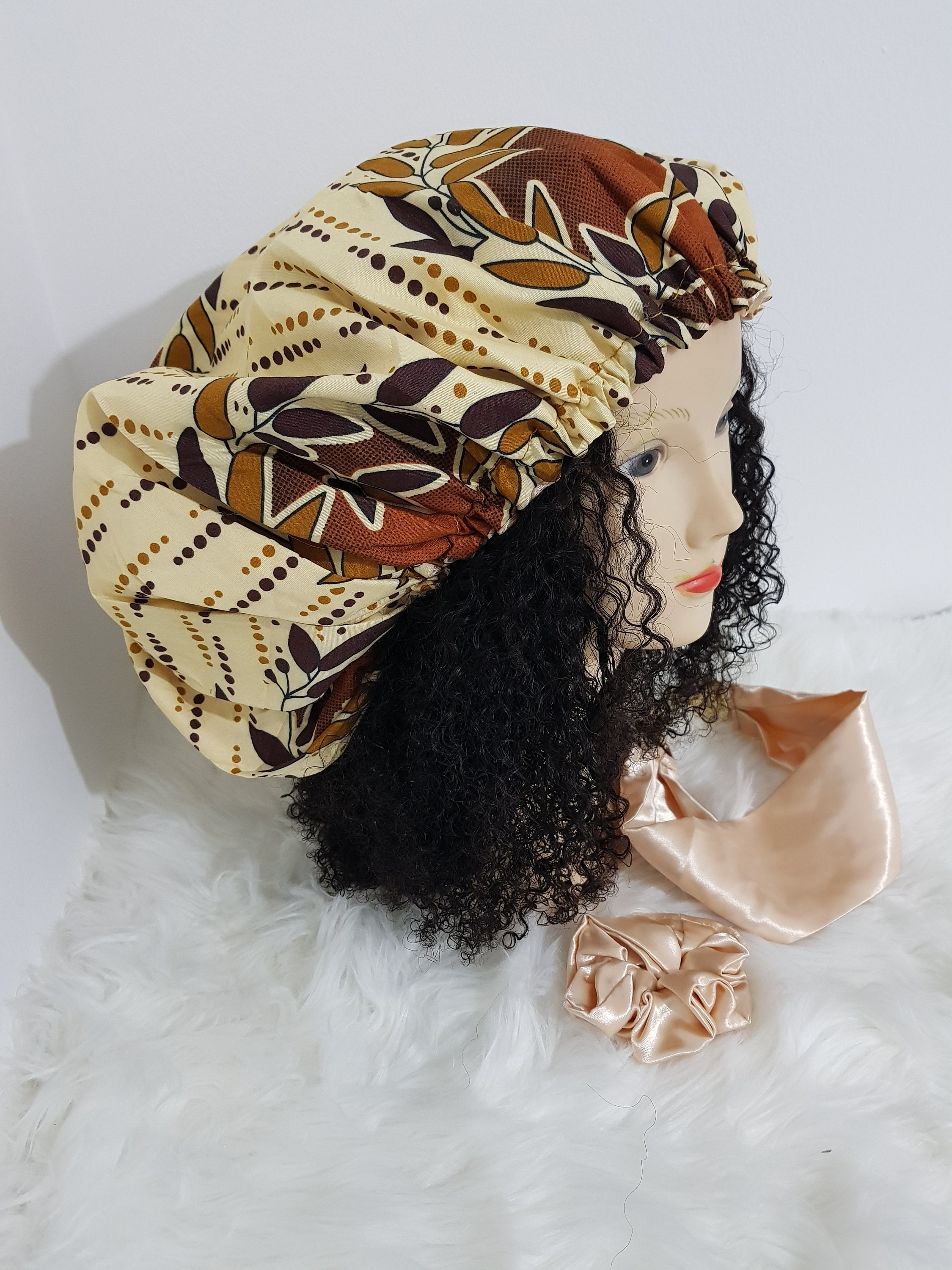 Adjustable Satin Double Sided Hair band Ruffle Etsy