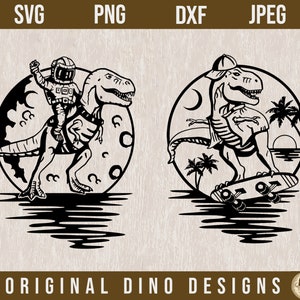 Dinossauro SVG, Astronauta SVG, T-Rex svg, Camisa de astronauta, Arquivo de corte de dinossauro, Dino svg, Espaço Clipart, Astronauta SVG, Astronauta Clipart, T-Rex