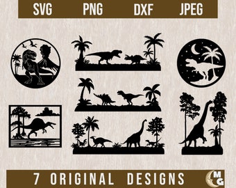Dinosaur SVG, Dinosaur PNG, Lasercut files, T-Rex svg,Dinosaur Silhouette, Dinosaur cut file, Dino Svg,Cricut dinosaur svg,Dino dxf,Dino png