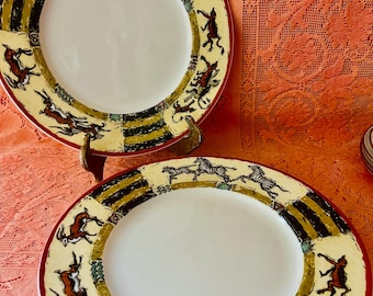 Set of 4 Salad plates by Mikasa, Ivory Coast pattern.