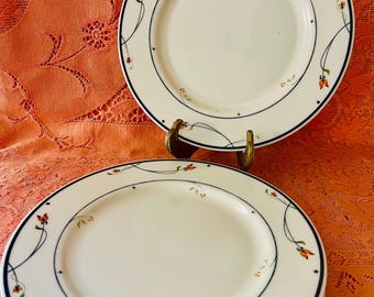 Set of 4 Salad plates by Gorham, Ariana pattern