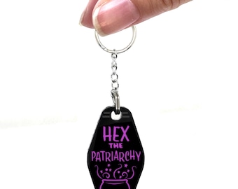 Kleiner Schlüsselanhänger: Hex the Patriarchy